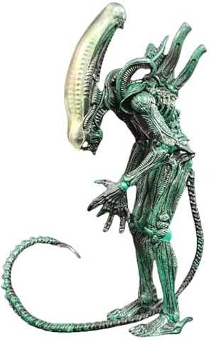 Figura Alien, Figura Mobile E In piedi, 20 Cm, Fatta A Mano, in PVC, Personaggio dei cartoni animati Videogiochi Collezione, Regalo Artigianale