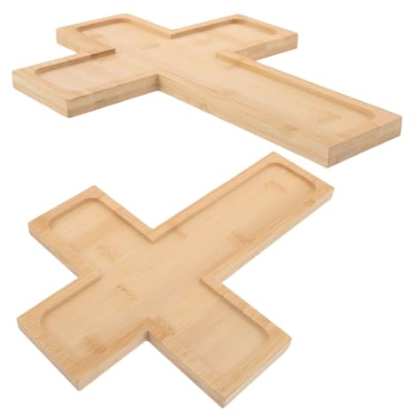 DECORNIJIA 2 Tablas De Quesos Navideñas De Madera Platos De Queso De Madera Plato De Frutas Bandeja Cristiana para Servir Aperitivos Tablas De Charcutería Divertidas Bandeja para