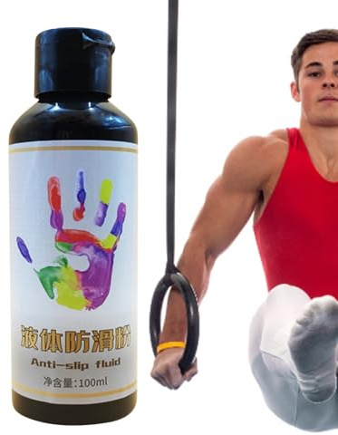 Gesso Liquido Da Palestra | 100 ml Fluido Adesivo a Lunga Durata per Arrampicata,Gesso Liquido Da Allenamento,per Bodybuilding Ginnastica Roccia Parallele Sport Boulder Yoga Fitness