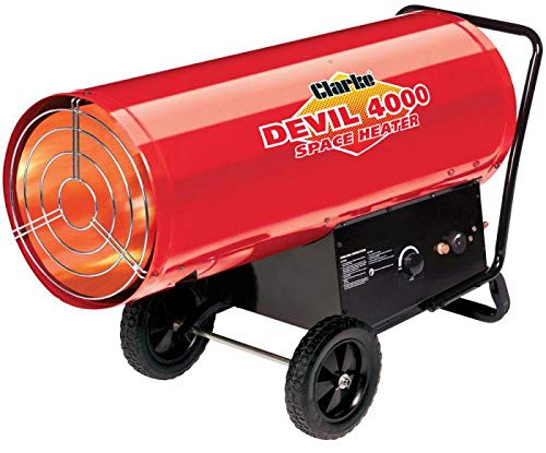 CLARKE DEVIL 4000 400,000 BTU PROPANE GAS FIRED SPACE HEATER