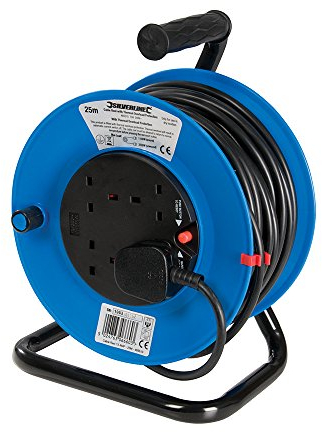 Powermaster 465510 Cable Reel 230V Freestanding 4-Gang 25m