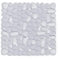 Gedy G-Lapis Tappeto Antiscivolo lavello con Ventose, Misure: 26X26, Tappetino Bagno in Resina, Finitura Trasparente, Design R&S, Made in Italy, Tappeto Lavabile in Lavatrice, 2 Anni di Garanzia