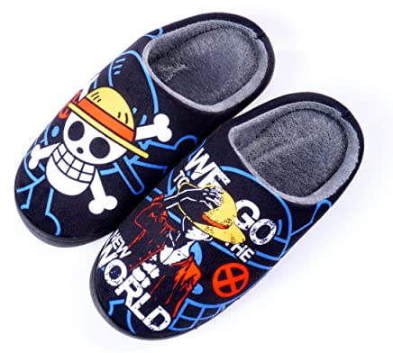 Roffatide Anime shoes Fuzzy hat closed Toe Open back slippers with rubber sole Skid Women 's Indoor hair shoes Europe 44-45