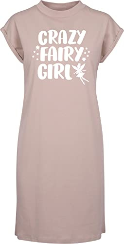 Hippowarehouse Crazy Fairy Girl t-Shirt Dress Women's Adults Nightie Nightdress
