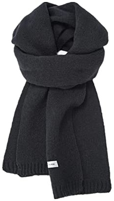 Écharpe Tricoté Femme Homme Châle en Cachemire Épais Doux Chaud Tour de Cou Couleur Uni Classique Écharpe en Laine Unisexe Foulard Cache-cou en Tricot Fille Hiver Automne, Merveilleux Cadeau Noël