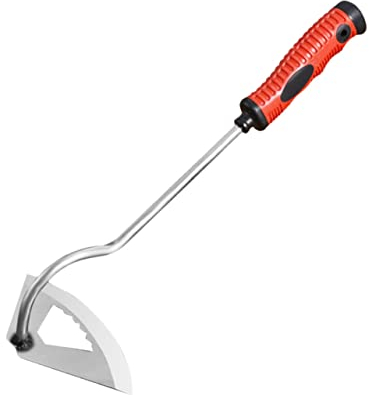 VILLFUL Zappetta Orto Manico Ergonomico Antiscivolo Sarchiatore Erbacce Leggero in Resistente Strumento Diserbo Pratico per Trapianto Coltivazione e Rimozione Erbacce in Giardino