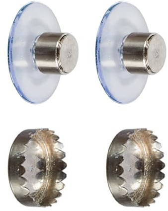Odavom Porte-Savon Magnétique à Ventouse Pour Douche - Support Mural Aimanté (1/2/4pcs)
