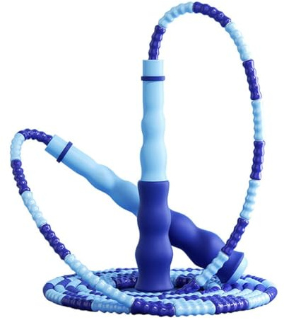 BZKSER Cuerda para Saltar - 1 pcs Segmentada de Combas Regulable,Mujeres y Hombres Saltar la Cuerda para Fitness, Entrenamiento de intervalo Boxeo,Ejercicio(2.8M