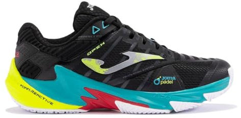 Joma Open Men 2401 TOPEW2401OM, Men Tennis Shoes,Padel Shoes, Black, 41 EU