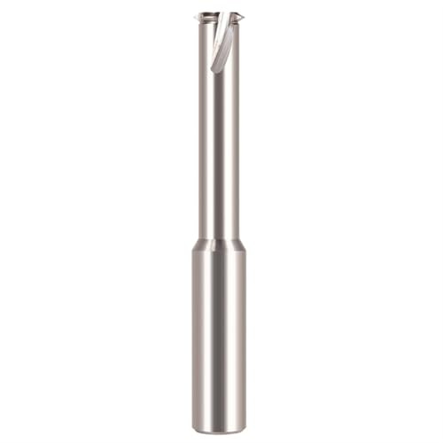 Fraise à fileter en carbure à 1 dent à 60 degrés M1.2 M1.6 M2 M2.5 M3 M4 M5 M6 M8 usinage CNC filetage en aluminium et acier(M6x1.0 D6,Aluminum 1T)