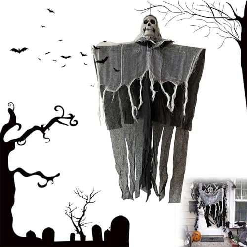 Rakiuty Halloween Appeso Scheletro Fantasma,Decorazioni da Appendere a Forma di Scheletro di Halloween,Decorazione per Halloween