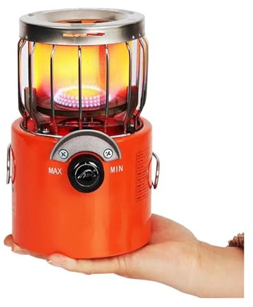 TRDEWR RéChaud De Camping Chauffage À Gaz De Camping, Poêle Portable Au Propane, Dispositif D'allumage Électronique, Chauffe-Mains, Brûleur, for Tente D'extérieur Pêche Petit Et Portable