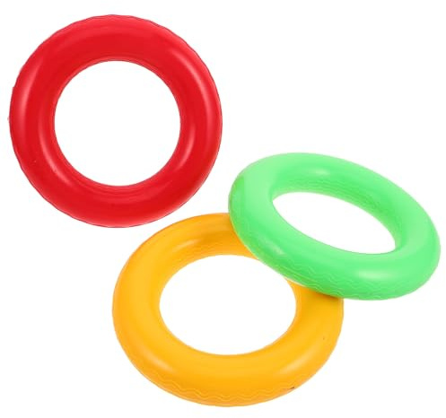 SUPVOX Lot de 3 Bâtons de Relais Souples Antidérapants en Matériau Léger pour Entraînement Athlétique Intérieur et Extérieur, Taille Standard, Couleurs Rouge Jaune Vert, Équipement