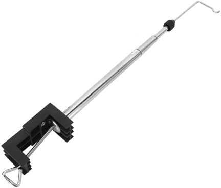 YUYTE Shaft Tool Holder Grinder Drill Holder Shaft Hanger Stand - 3-Section Steel Rod, 360°, Duty Bench Clamp