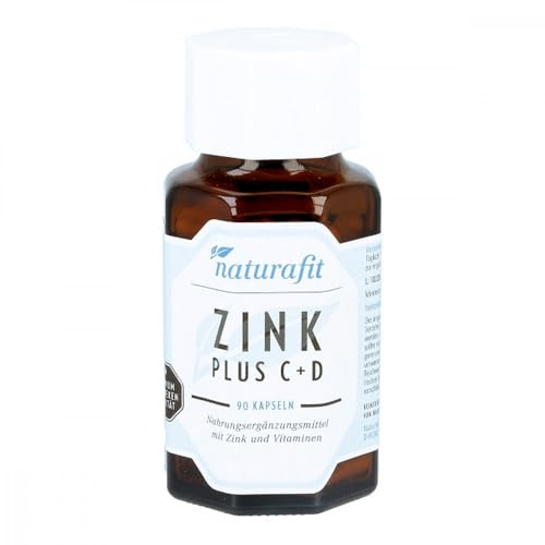naturafit Zink Plus C + D Kapseln, 90 St. Kapseln
