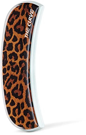 The Curve Lima per Unghie Resistente Piccola e Curva (Leopardo) - in Vetro di Alta Qualità per Unghie Naturali