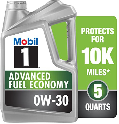 Mobil 1 Advanced Fuel Economy Full Synthetic Motor Oil 0W-30, 5 Quart