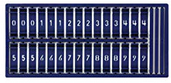 Pochoirs Numerique - 3 Jeux - Chiffres de 0 a 9 - Urban