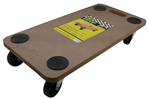 Unbekannt Möbelroller Transportroller max. 200kg Robust Kunststoff Braun Caster Rollbrett