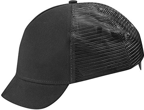 Uvex U-Cap Vent Mesh Anstoßkappe - Kurzer Schirm - Schwarz - 52-54 cm