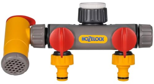 Hozelock Two-way connector with Flowmax Tap