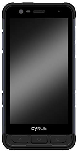 Cyrus CS45 XA Outdoor Smartphone, Android 9.0 Pie, 4400 mAh Akku, Dual SIM, 5,0 Zoll Full HD, 64GB, Fingerprint, SOS Taste, stoßfest, staubdicht, wasserdicht, schwarz