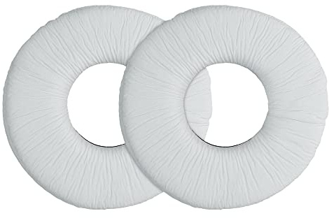 kwmobile Ear Pads Compatible with Sony MDR-ZX100/ZX110/ZX300/V150 Earpads - 2x Replacement for Headphones - White