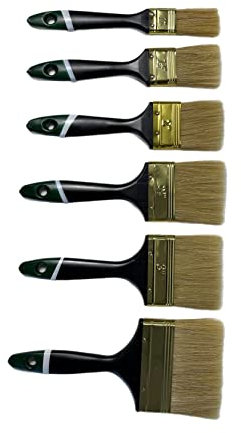 Set di pennelli da pittore, 18 pezzi, 25/38/50/63/75/100 mm, 3 pezzi