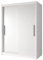 Fabryka Mebli Idźczak Kleiderschrank, Wohnzimmerschrank - Weißer Schwebetürenschrank, Schlafzimmerschrank - ‎61 x 120 x 200 cm - Schrank für Schlafzimmer, Wohnzimmer, Garderobe, modern