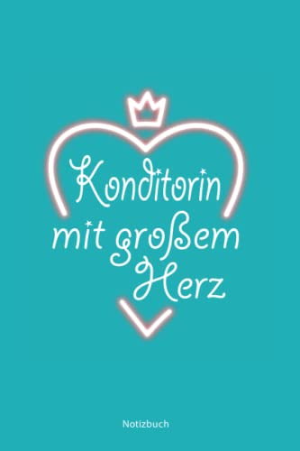 Geschenk für die Beste Konditorin: A5 Notizbuch als Geschenk für eine Konditorin - A5 /punktiert - | Konditorin Geschenke zum Geburtstag|Geburtstagsgeschenk Kollegin