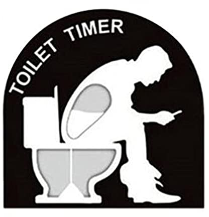 AIMAISEN Toilette Clessidra Timer 5 Minuti Sabbia Clessidra Bagno Cucina WC Clessidra Decor Timer Bambini Spazzolatura Strumento di Tempo Creativo Doccia Ornamenti del Desktop (Un)