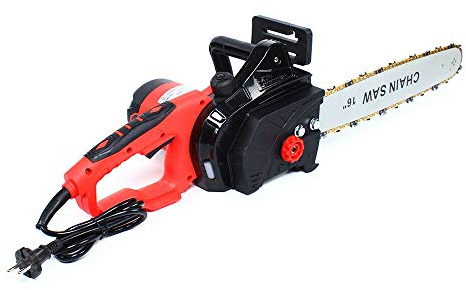 RibasuBB Sega a catena elettrica, 2000 W, 800 giri/min, 220 V, motosega elettrica, motosega elettrica, motosega per legno, sega per albero