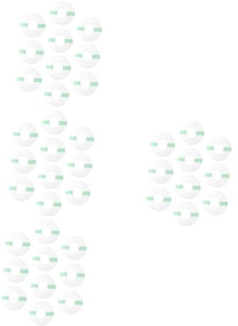 GLEAVI 40 Stk Klebeflecken Schwimmen Klebepflaster Klebriger Sensorpatch Sensor-fixierungspflaster Sensor Kleiner Fleck Behoben Duschpflaster G6 Klebepflaster Weiß Tpu Tragbar Aufkleber