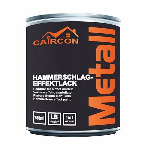 Hammerschlaglack - Rostschutzfarbe & Metallschutzlack - Gold 750ml