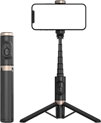 XIHAMA Perche à selfie, trépied extensible avec télécommande sans fil, support de téléphone portable tout-en-un pour smartphones compatible avec iPhone 16 15 Pro Max, Samsung, Android, iOS
