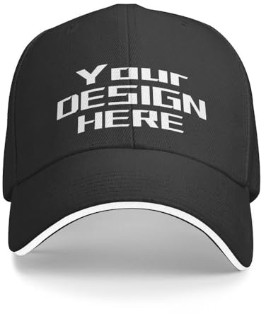 KYZMZC personalisierte Baseballkappe - Black - Unisex - Alles - Polyesterfaser - S, M, L, XL, 2XL, 3XL - Sport, Freizeit - Baseball - Atmungsaktiv, Schnelltrocknend, Leicht