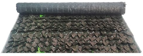 NG NICCOLAI Siepe Artificiale Con Rete Frangivista Accoppiata, Lunghezza 3 Metri, Altezza 1 O 1,5 Metri (1,5x3)