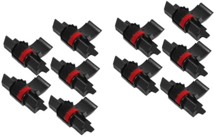 Tofficu 10pcs Calculator Ink Roller Solar-powered Addition Roller Flat Design for Crisp Rich Prints