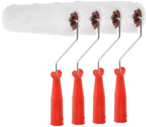 Angoily 4stücke Farbroller Kleine Malerrollen Hausanstrichzubehör Für Schrankwände -farbroller