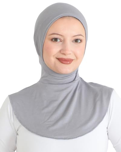 Prien Praktisch Hijab Für Damen, Sport Muslim Kopftuch, Flexible Schal, Chic Muslimische Kleid für Gym, Kopftücher Viskose Tuch