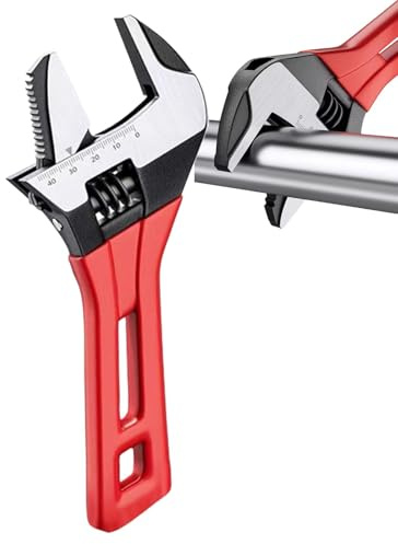 Chiave inglese regolabile - Set di chiavi regolabili professionali, chiave regolabile isolata | Chiave di apertura grande con presa comoda, chiave inglese certificata , chiave regolabile con