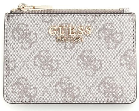 GUESS Kartenhalter Laurel II SLG Card Case Dark Taupe Logo