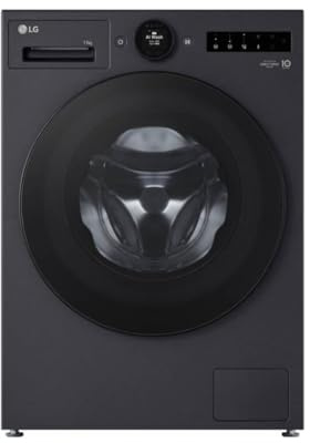 Lavadora LG 11 kg, 1400 rpm, color negro – F4X751TBB