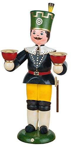 Hubrig Bergmann mit Kerzen, 20cm hoch, Neuheit 2015
