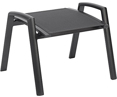 KETTLER Altura Curve Hocker, anthrazit/anthrazit, Alu/Textilene