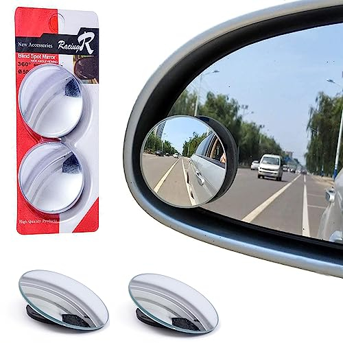 Espejo Retrovisor De Punto Ciego, Paquete de 2 Piezas, HD, Sin Marco, Redondo, Convexo, Giratorio De 360 Grados, Lente Gran Angular, Para Espejo Retrovisor de Punto Ciego, General Motors