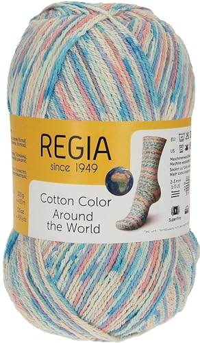 Schachenmayr REGIA Cotton Color, 9801621-02415, Farbe: Cuba color, 100g, Handstrickgarne