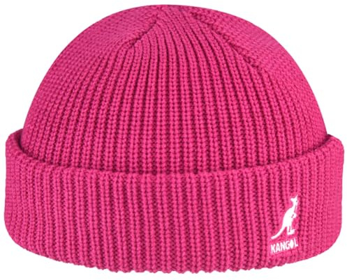 Kangol Cardinal 2 Way Beanie Dockermütze Strickmütze Wintermütze Damen/Herren - mit Umschlag, Docker Winter Herbst-Winter