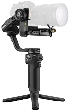 ZHIYUN Weebill 3S [Official] 3 Axis Gimbal Stabilizer for Camera, Bluetooth, Native Vertical Shooting, Lightweight DSLR & Mirrorless Stabilizer with Fill Light for