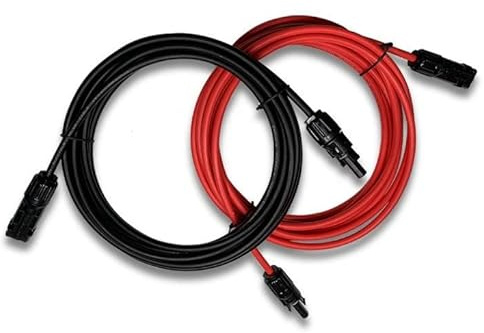 Cansolar 2x Solarkabel 4mm² - 12m - Verlängerungskabel für zuverlässige und flexible Solarverbindungen
